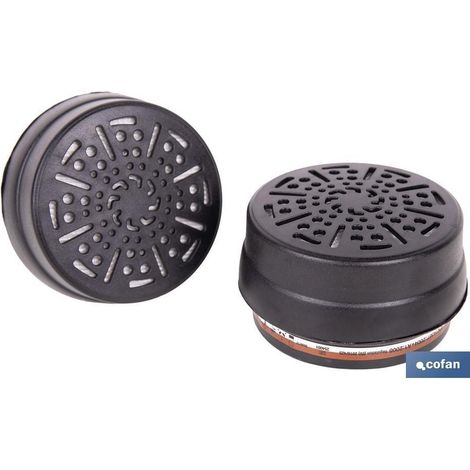 Set de 2 filtros tipo A1P3 para máscara facial (1/5)