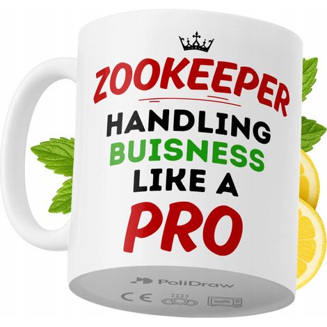 Lustige Tasse für Tierpfleger – Kaffee- oder Teetasse mit witzigem Textdesign – ideal für Geburtstage, Namenstage, Feiertage und besondere Anlässe. Hochwertige Tasse für Zuhause, Büro und Arbeit. Farb