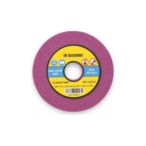 Meule affuteuse Tecomec 105 X 22.2 mm 4.7mm