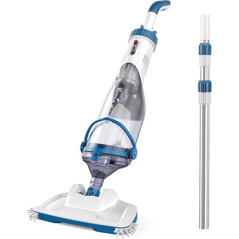 Aspirateur de Piscine sans Fil, Tête Large 34cm Améliorée, Aspiration jusqu’à 4200L/H, Autonomie jusqu’à 60 min, Nettoyeur de Piscine avec 3 Filtres (1/5)