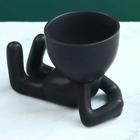 Pots de fleurs, vases nains en résine, décorations de jardin, décorations pour la maison et le bureau, cadeaux floraux originaux (1/4)