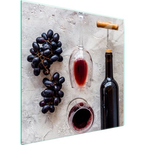 PLACA PROTECTORA DE VIDRIO PARA ESTUFA 50x52 VINO (1/5)