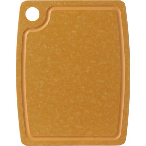 Tagliere in fibra di legno 370 x 275 mm - Marrone (1/3)