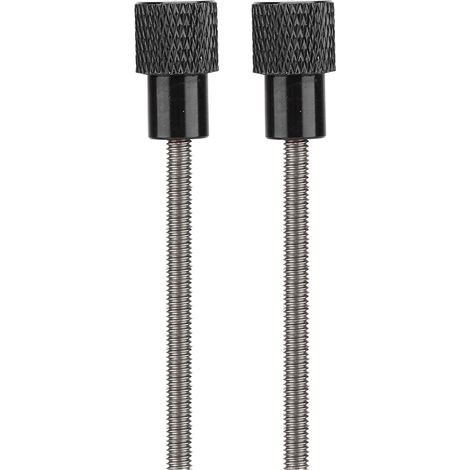 2 vis noires de fixation manuelle pour accessoire d'imprimante à rainure de dégagement 5,5 pouces (1/5)