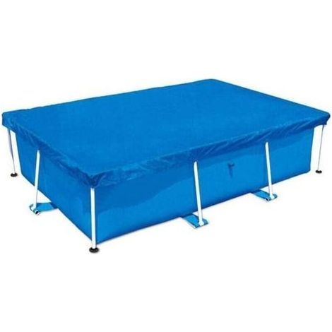 Bâche de protection pour piscine gonflable – Couverture résistante UV et anti-poussière, dimensions 260 x 160 cm, compatible avec piscines Easy Set et modèles similaires (1/4)