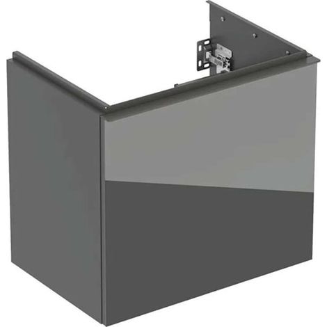Geberit Acanto, armoire inférieure pour lavabos, 1 tiroir et 1 (1/2)