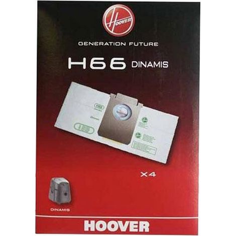 Ersatzteil - 4er Pack Staubsaugerbeutel H66 -  - HOOVER