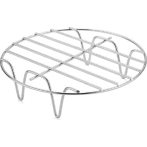 Grille Ronde pour Air Fryer – 19 cm - Accessoire en Acier Inoxydable pour Friteuse à Air (1/5)