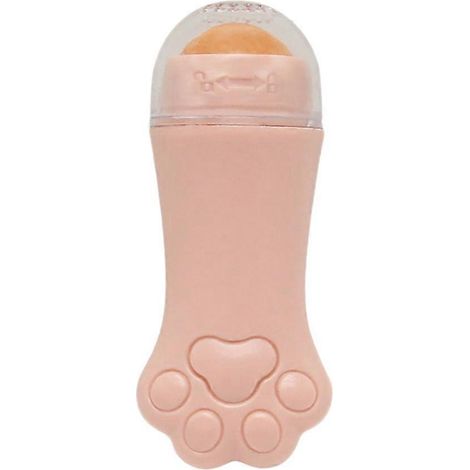 Rouleau de massage naturel volcanique rose pour absorber l'huile du visage (1/5)