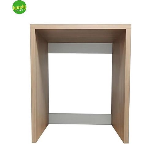 Porta lavatrice/asciugatrice a giorno Savini noce bianco