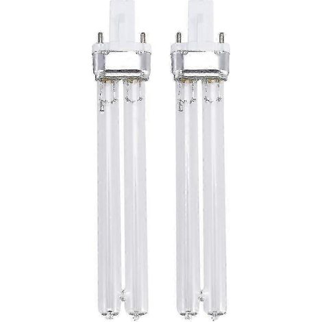 Lot de 2 lampes de désinfection ultraviolette UV de 11 W pour aquarium (culot G23) - XinHan (1/2)