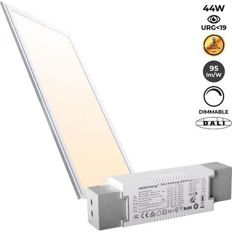 Panel LED Empotrable 120X30cm - DALI Regulable - 44W - UGR19
