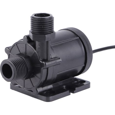 Pompe de surpression à moteur sans balais, faible bruit, 12 V CC, 30 W, débit de 800 l/h, hauteur de refoulement de 12 m, pour chauffage (1/5)