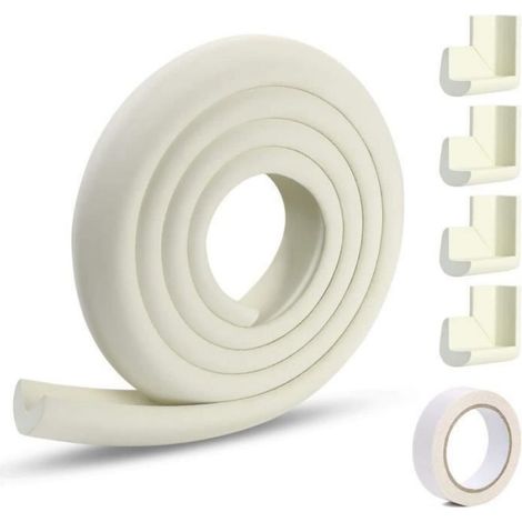 Protection des Bords et Coins de Meubles,2 Mètres Protection Mousse Sécurité avec 4 Angles, Kit de Sécurité pour bien Protéger les (1/3)
