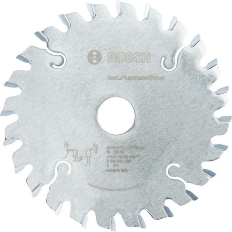 Lame à inciser conique Bosch Meilleure pour panneau stratifié 125 x 20 x 2,2 mm 24 (1/5)