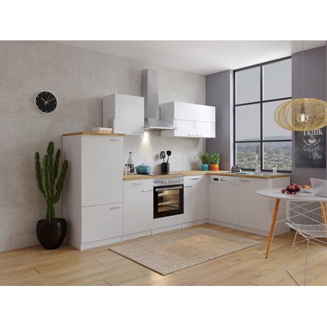 Cuisine Cuisine d'angle blanche Malia 280x172 cm Respekta (1/4)