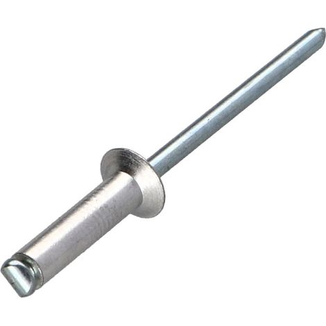 Rivet aveugle Aluminium Tige acier 2.4X10 Epaisseur de serrage 6 à 8 Tête fraisée ALX