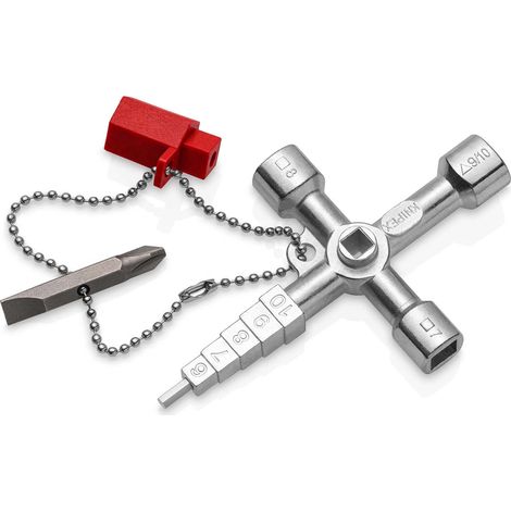 KNIPEX 00 11 04 Profi-Key pour systèmes standard de fermeture 89 mm