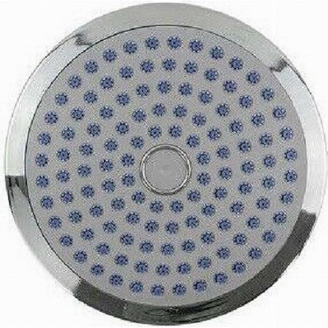Cleafe - Soffione Doccia Rotondo 20 Cm Ugelli Fori Attacchi Bagno Miscelatore 69286 -