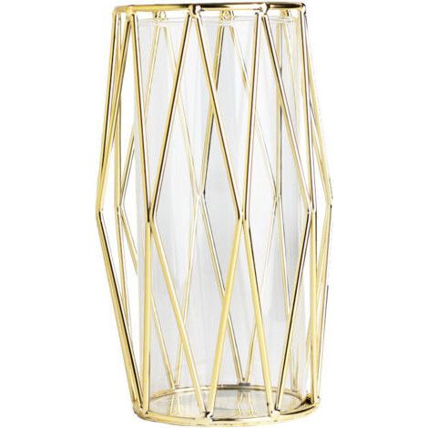 Vase en verre recouvert de fer (1/3)