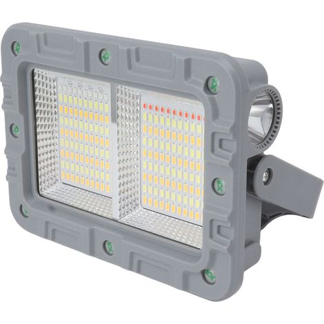 Tragbare LED-Arbeitsleuchte, wiederaufladbarer Solar-Flutlichtstrahler, 10000 Lumen, IP66 wasserdicht, Notarbeitsleuchte für Camping und Autoreparaturen (1/5)