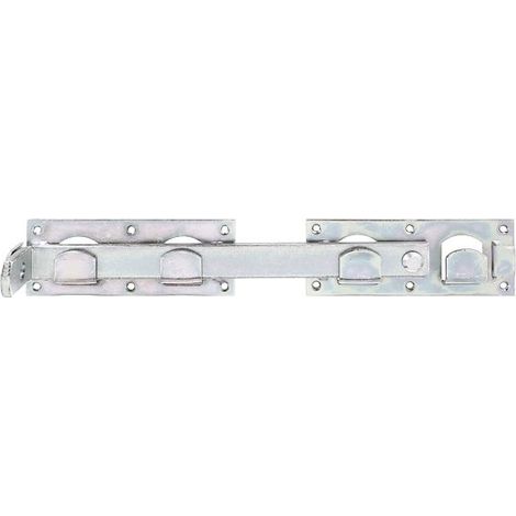Loquet galvanisé pour portail à deux vantaux Alberts 423×70 mm (1/5)