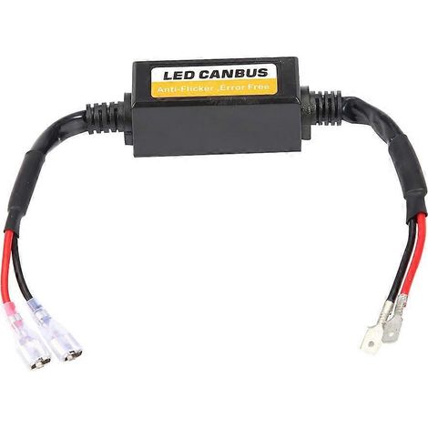 Paar H1/H3 Canbus LED-Scheinwerfer-Decoder-Gerät Anti-Flimmer-Widerstände Fehlerkompensator