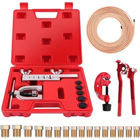 Kit Tuyau Frein Voiture Ligne Frein en Acier Cuivré (1/4)