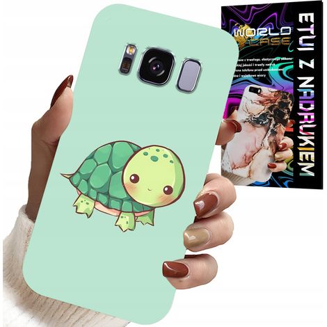 Coque pour Samsung Galaxy S8 - Motifs de tortues mignonnes pour enfants + feuille métallisée (1/5)