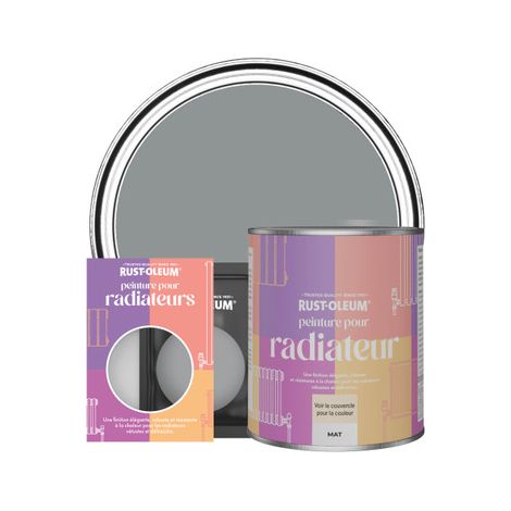 Peinture pour Radiateur, Finition Mate - Anthracite Moyen (1/2)