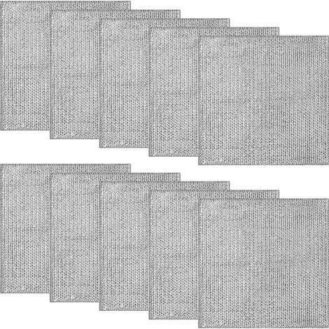 10 stuks theedoeken van staaldraad, krasbestendig, draadtheedoek, theedoek van staaldraad, keukenreiniging, krachtig voor kookgerei, wastafel, servies, kookplaat (1/5)