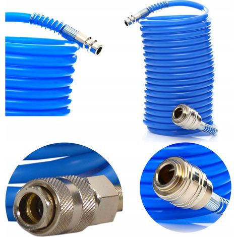 Tubo pneumatico a spirale per compressore Kraft&Dele 5x12 mm 5 m (1/5)