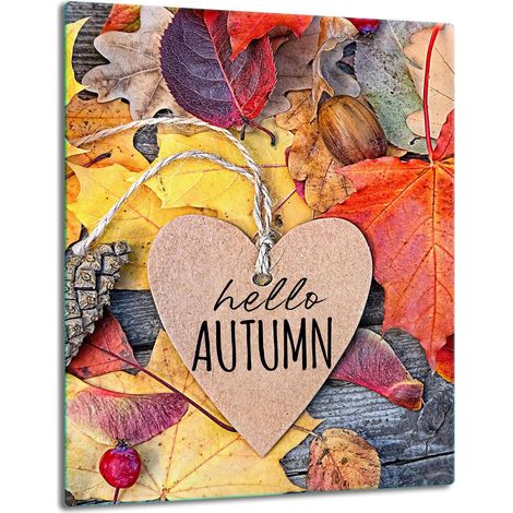 TABLERO DE MESA CON PANEL DE CRISTAL 40x52 AUTUMN (1/5)