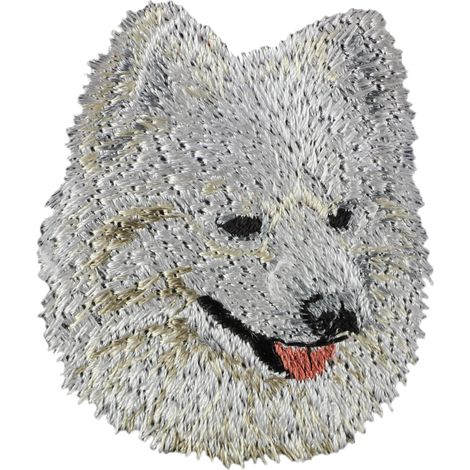 Spitz tedesco - toppa a forma di cane, toppa ricamata, decorazione unica per zaino di Art-Dog (1/3)