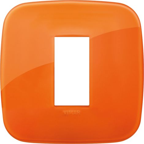 Placca Round 1M Reflex orange scatola rotonda Vimar Arkè 19671.63