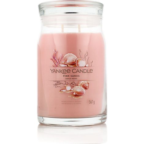 Yankee Candle Pink Sands - Candela Profumata Signature Grande, 567g