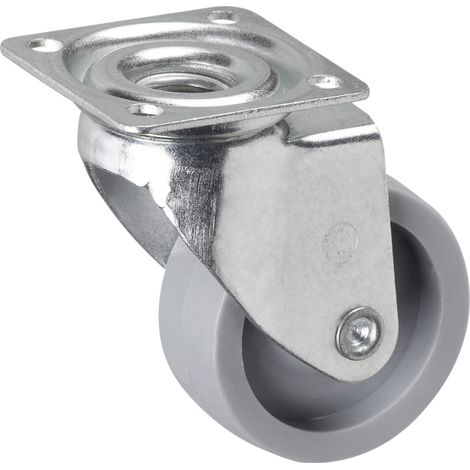 METAFRANC Lenkrolle Möbellenkrolle 800540 45 Mm Mit Platte