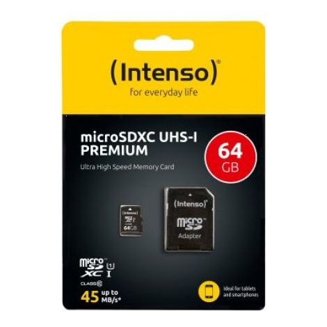 Carte MicroSDXC UHS-I Premium Class 10 - 64 Go - CABLAGE UNIVERSEL