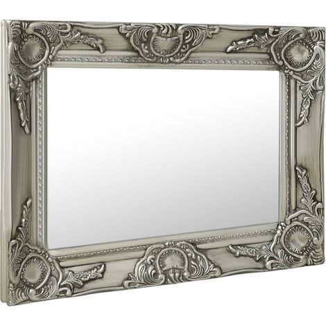 Maison Exclusive - Wandspiegel im Barock-Stil 50x40 cm Silbern