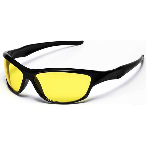 Lunettes De Conduite Nocturne - Verres Jaune Anti-Éblouissement HD - Pour Conduite Nocturne - 1 Pièce (1/5)