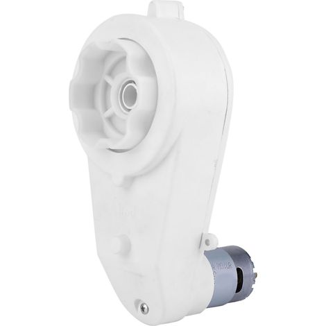 Boîte de vitesses pour moteur de véhicule électrique jouet blanc, pièces et accessoires pour poussette enfant 6V (6V550-20000 tr/min)