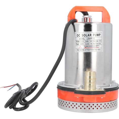 Pompe submersible DC en acier inoxydable, surpresseur pour irrigation agricole, chantier et terrains (1/5)