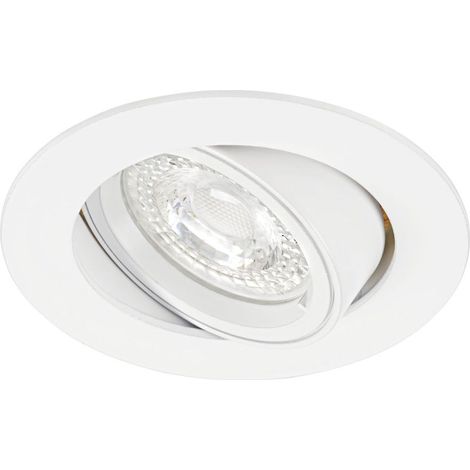 SPEED 70 R 230 Encastré GU10 rond basculant blanc Lpe non incl. ARIC 4895 (1/5)