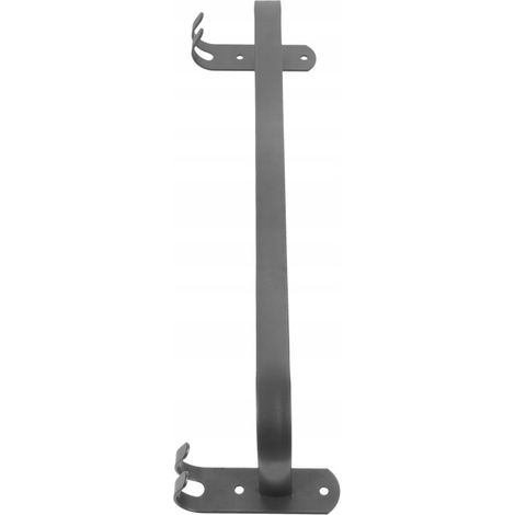 Handtuchhalter aus Aluminium (schwarz) für Bad und Küche. (1/4)