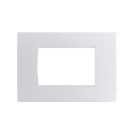 Mapam ART Placca 3 posti bianca tecnopolimero T1 compatibile living international - 8003-01