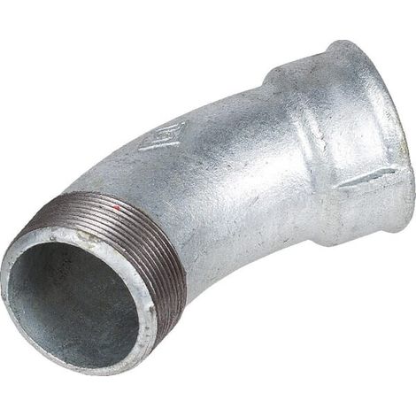 Codo 45掳 galv hembra/macho 2" UNIVERSAL FG402L