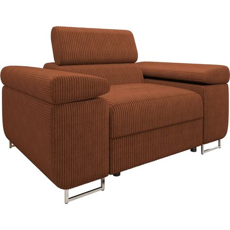 Fauteuil Comfivo Vinetum, Poso 39, 70x134x102cm, Tissu, Pieds: Plastique, Métal, 0 (1/5)