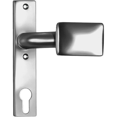 AMF  Manilla  Placa  Corta  486ZD  fija/giratoria  Aluminio  F1/natural  Cuadrado  8mm  -  15735 (1/3)