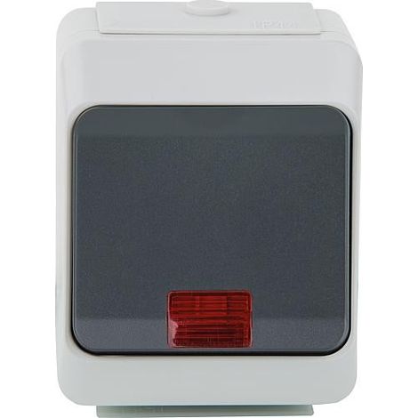 Interrupteur chauffage de secours en saillie Nortic IP 44
