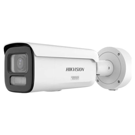 Hikvision Cámara de Seguridad IP Pro Bullet ColorVu 3.0 PoE 4MP 2.8-12mm Exterior IP67 IK10 - DS-2CD2647G3-LIZSY(2.8-12mm)